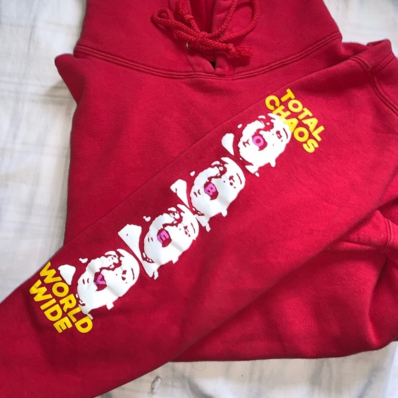 OBEY total chaos worldwide hoodie - Picture 1 of 4